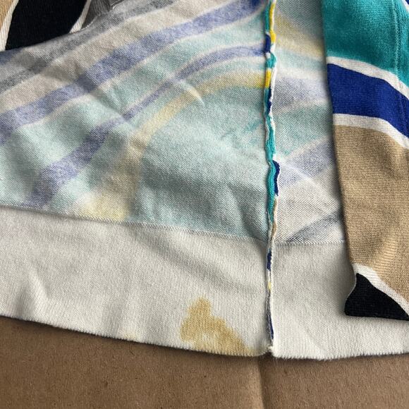 Lane Bryant (14/16) Womens Blue Gray Knit Cardigan - Picture 6 of 8